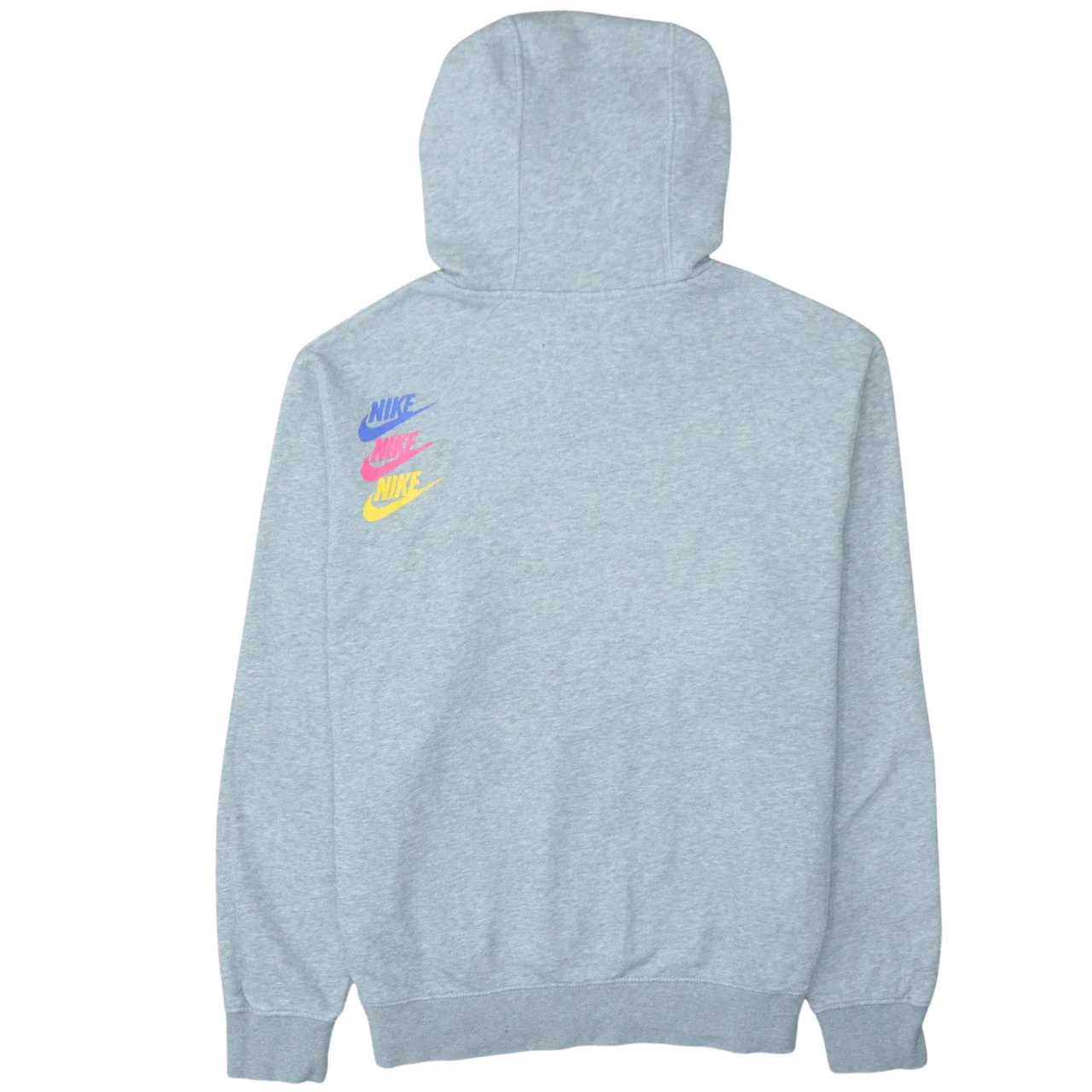 Nike Men's Grey Pullover Hoodie M Graphic Logo Sportswear - Image 4