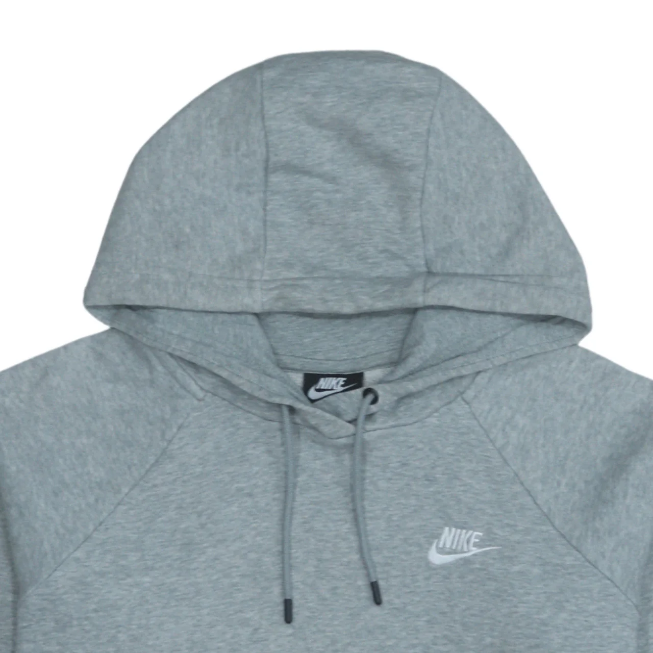 Nike Men's Grey Pullover Hoodie M Regular Fit Fleece Sportswear - Image 8
