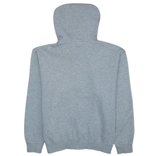 Nike Men's Grey Pullover Hoodie M Regular Fit Fleece Sweatshirt - Image 4