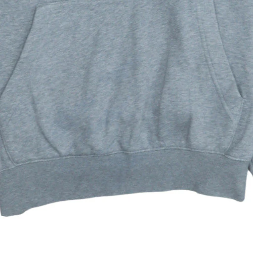 Nike Men's Grey Pullover Hoodie M Regular Fit Fleece Sweatshirt - Image 8