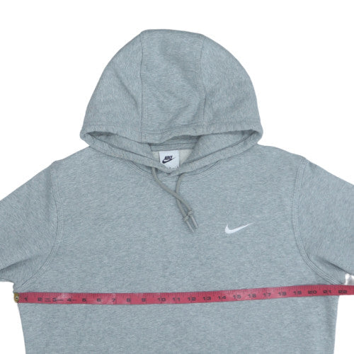 Nike Men's Grey Pullover Hoodie M Regular Fit Fleece Sweatshirt - Image 3