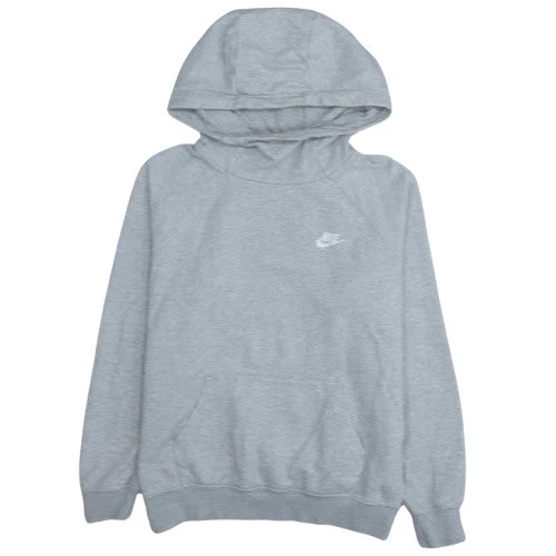 Nike Men's Grey Pullover Hoodie M Regular Fit Sportswear