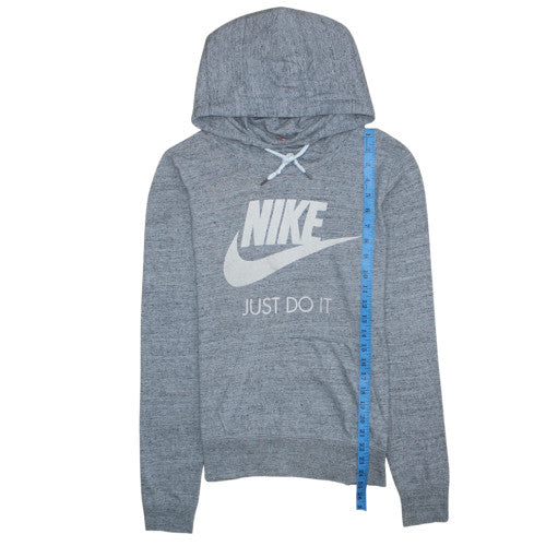 Nike Men's Grey Pullover Hoodie M Sportswear Graphic Print - Image 2