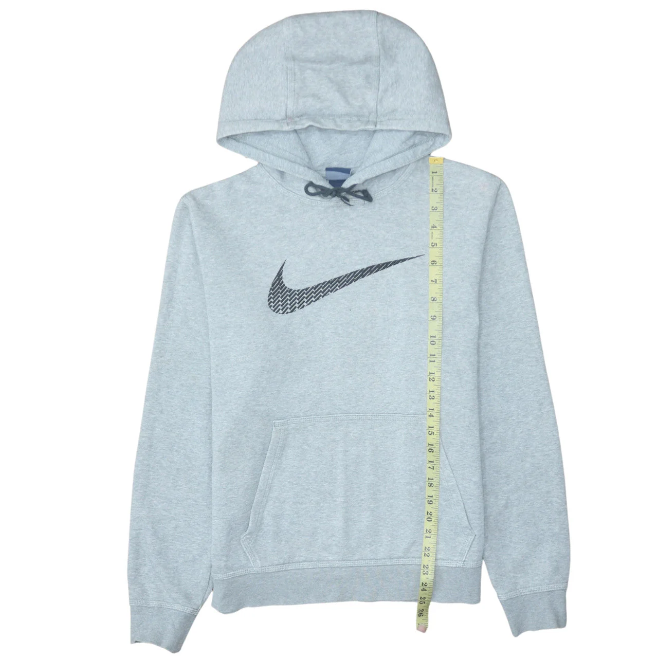 Nike Men's Grey Pullover Hoodie Medium Graphic Sportswear - Image 3