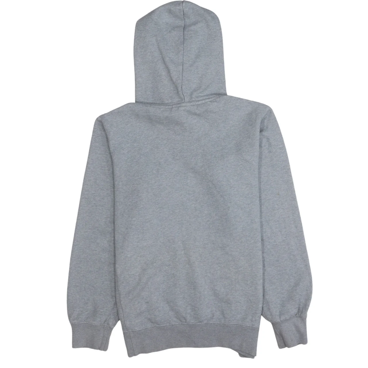 Nike Men's Grey Pullover Hoodie S Regular Fit Fleece Sweatshirt - Image 4