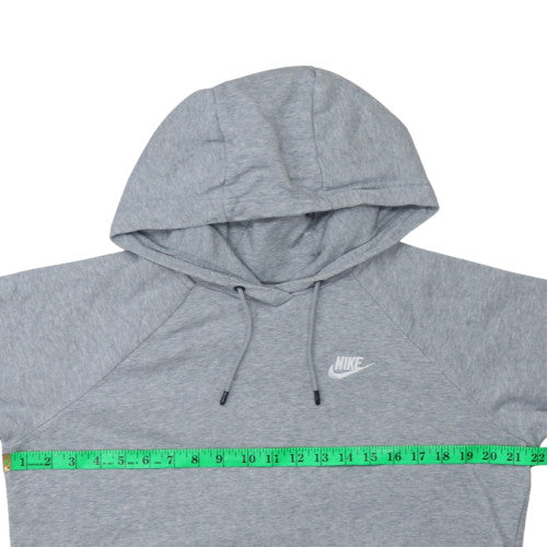 Nike Men's Grey Pullover Hoodie S Regular Fit Fleece Sweatshirt - Image 2