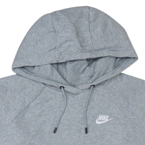 Nike Men's Grey Pullover Hoodie S Regular Fit Fleece Sweatshirt - Image 8