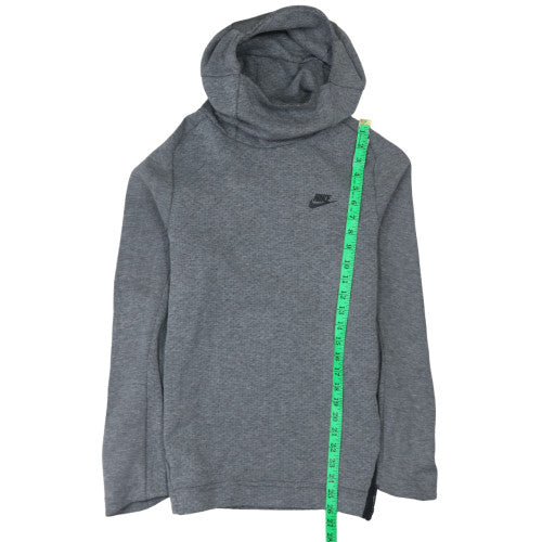 Nike Men's Grey Pullover Hoodie Small High Neck Sportswear - Image 3