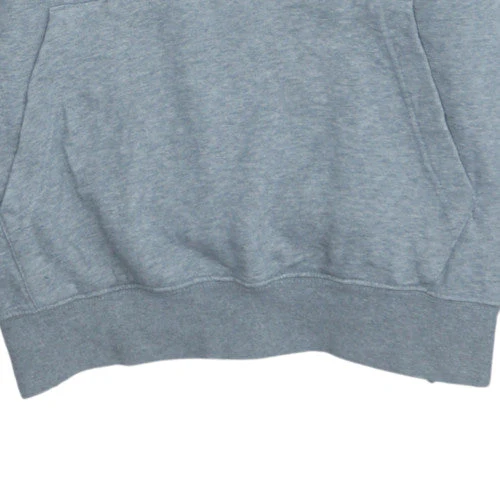 Nike Men's Grey Pullover Hoodie Small Logo Fleece Sportswear - Image 7