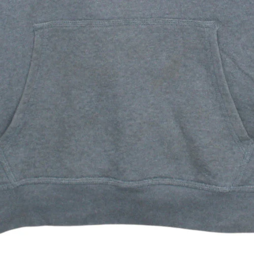 Nike Men's Grey Pullover Hoodie XL Fleece Cotton Blend - Image 7