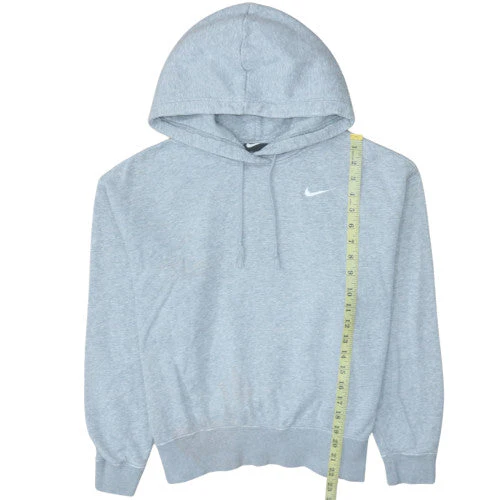 Nike Mens Grey Pullover Hoodie XS Regular Fit Sports Fleece - Image 3