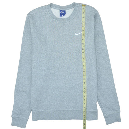 Nike Men's Grey Regular Fit Crew Neck Cotton Sweatshirt M - Image 3