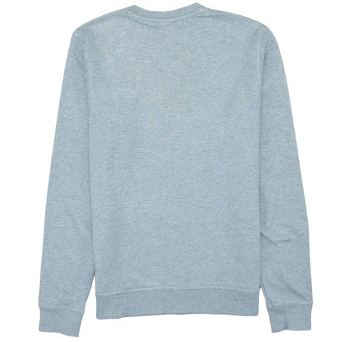 Nike Men's Grey Regular Fit Crew Neck Cotton Sweatshirt M - Image 4