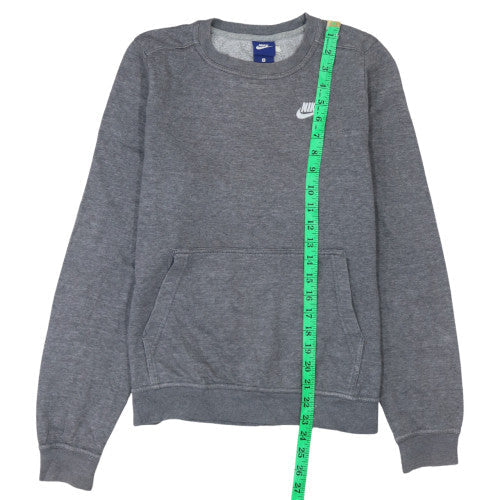 Nike Men's Grey Small Crew Neck Pullover Sweatshirt - Image 2