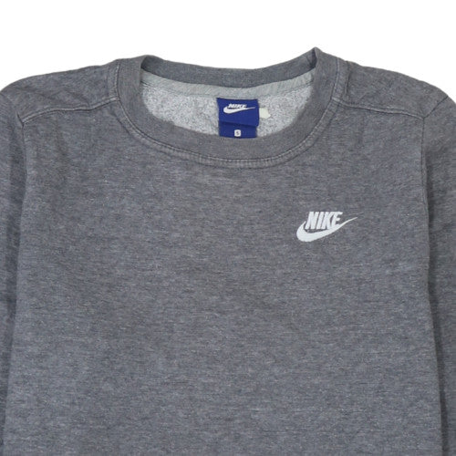 Nike Men's Grey Small Crew Neck Pullover Sweatshirt - Image 7
