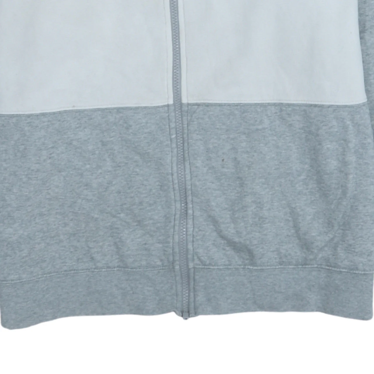 Nike Men's Grey Track Jacket L Full Zip Colourblock Fleece - Image 8