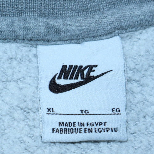 Nike Men's Grey XL Pullover Crew Neck Fleece Sweatshirt - Image 5