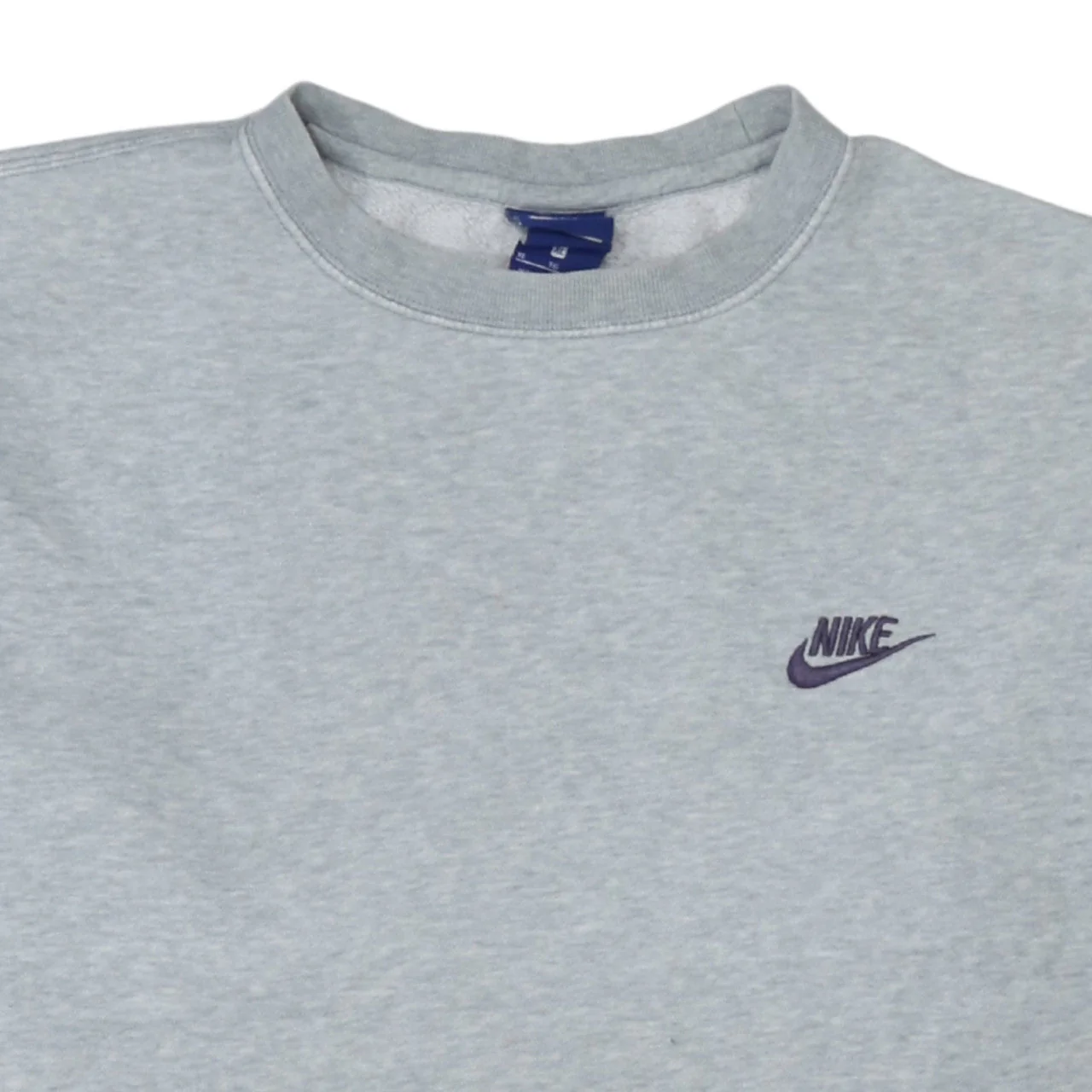 Nike Men's Grey XL Pullover Crew Neck Fleece Sweatshirt - Image 6