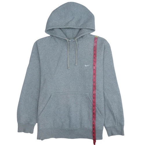 Nike Mens Grey XL Pullover Fleece Hoodie Sweatshirt - Image 2