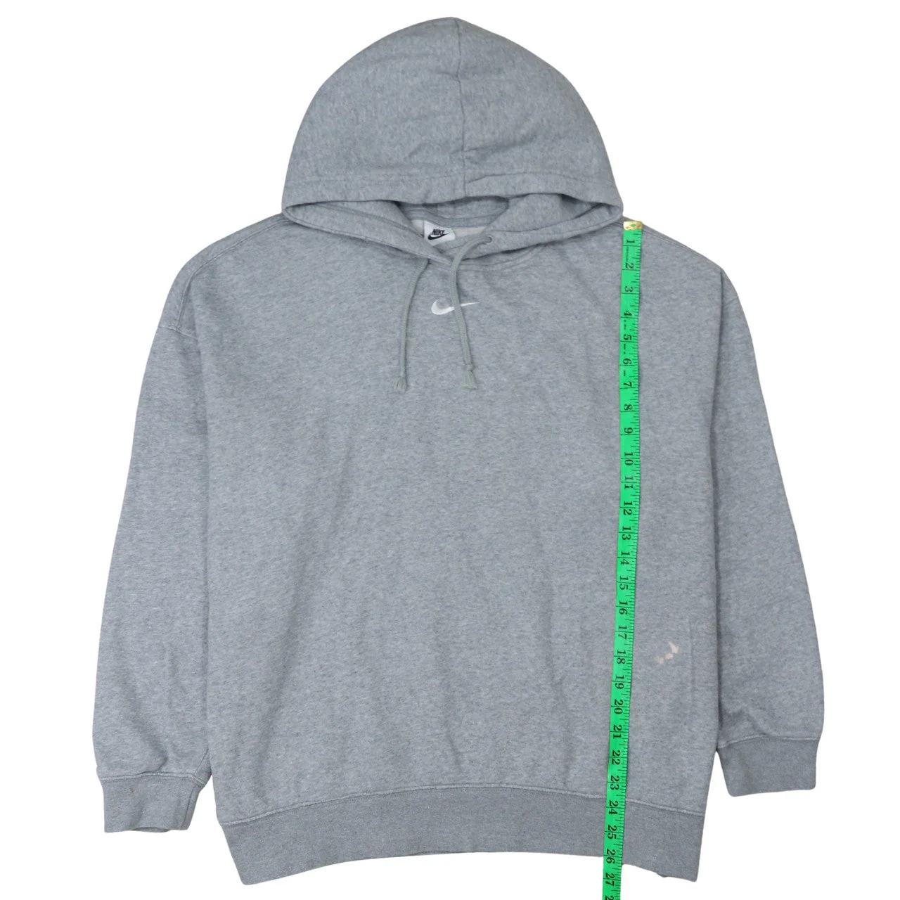 Nike Men's Grey XL Pullover Hoodie Fleece Regular Fit Sportswear - Image 2