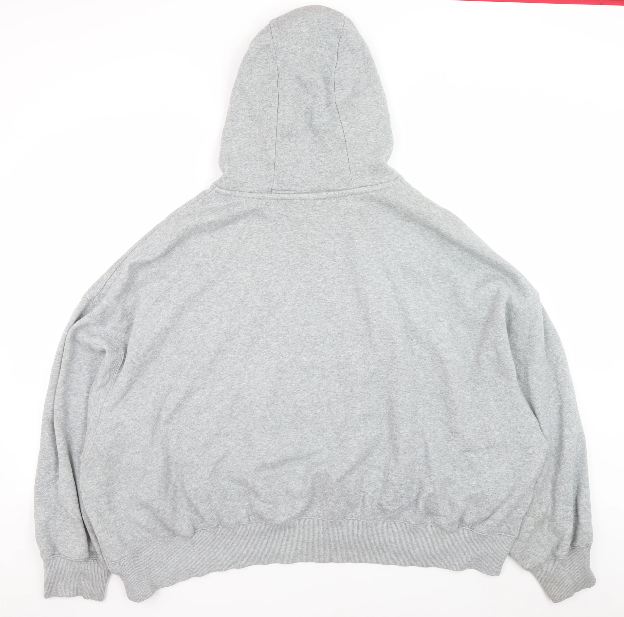 Nike Men's Grey XL Pullover Hoodie Relaxed Fit Fleece Sweatshirt - Image 3