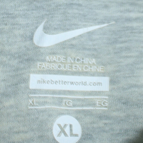 Nike Mens Grey XL Pullover Hoodie Sweatshirt Fleece Classic Fit - Image 6
