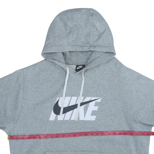 Nike Mens Grey XL Pullover Hoodie with Logo Print - Image 2