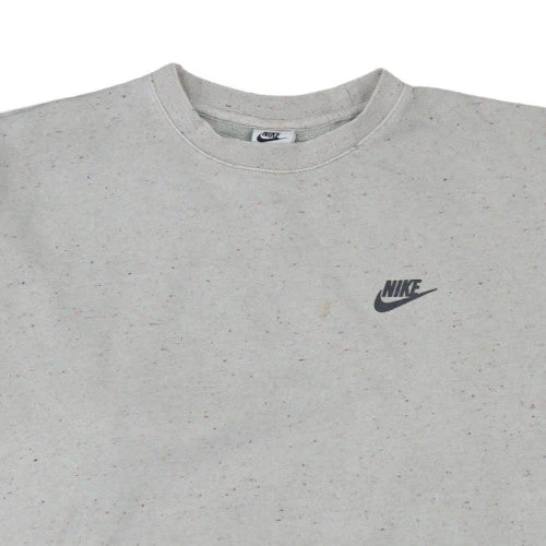 Nike Men's Grey XL Pullover Sweatshirt Crew Neck Fleece - Image 7