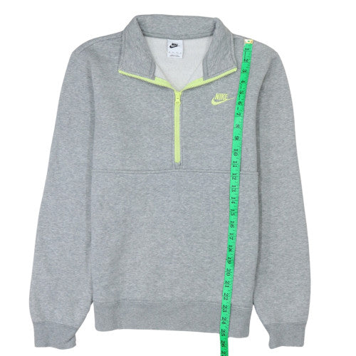 Nike Men's Grey XS 1/4 Zip Fleece Sweatshirt Activewear - Image 3