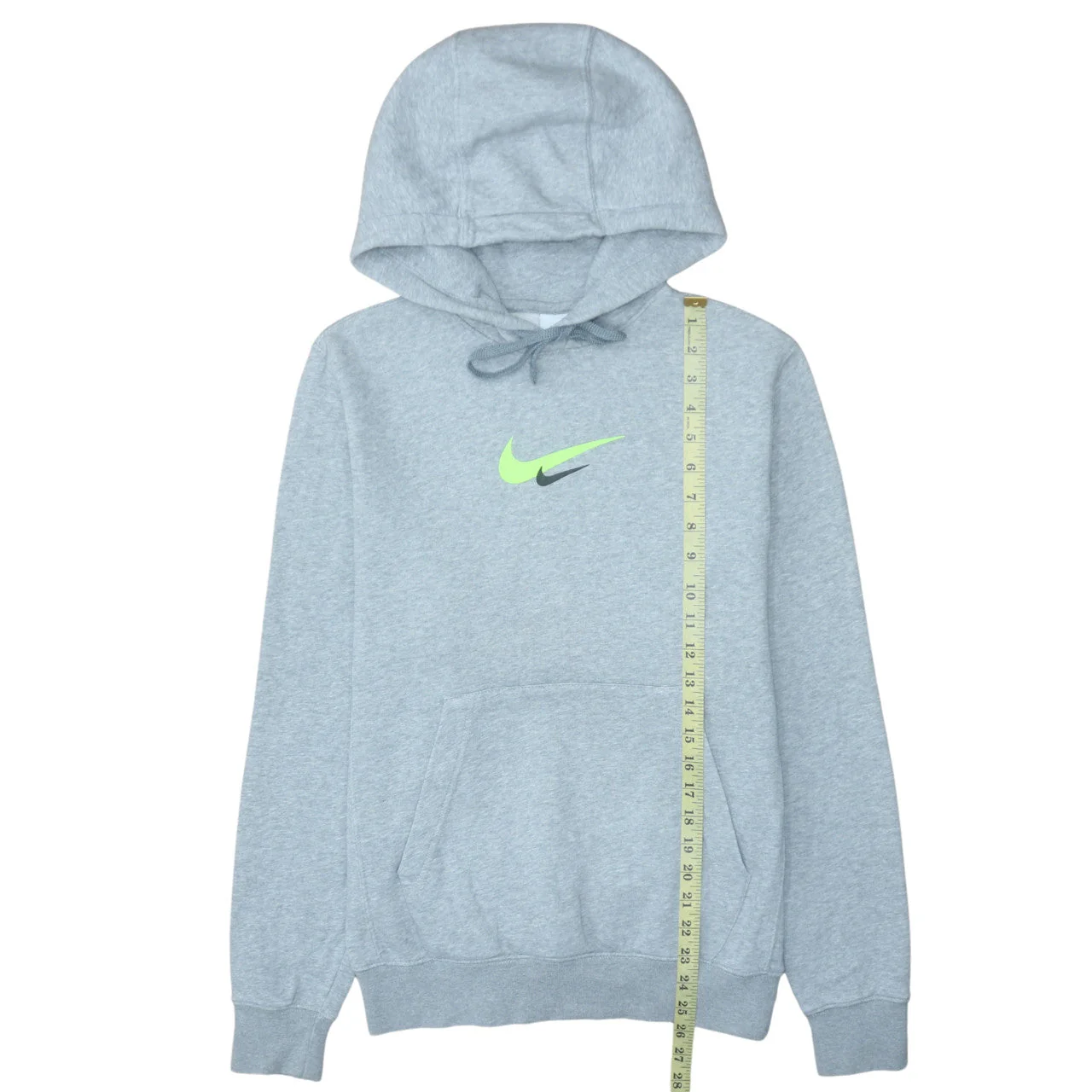 Nike Men's Grey XS Pullover Hoodie with Logo Print - Image 2