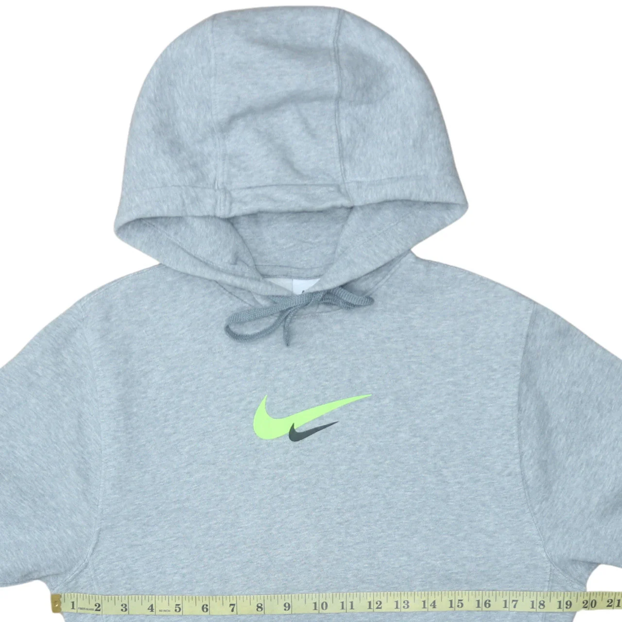 Nike Men's Grey XS Pullover Hoodie with Logo Print - Image 3