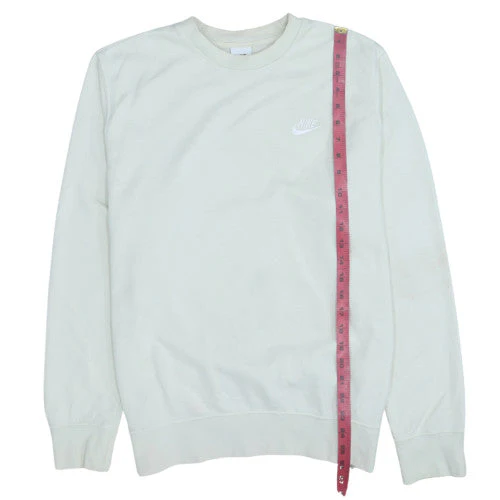 Nike Men's Ivory Crew Neck Pullover Sweatshirt M Regular Fit - Image 3