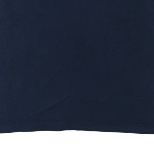 Nike Men's Navy Blue Crew Neck Cotton T-Shirt Size M - Image 8