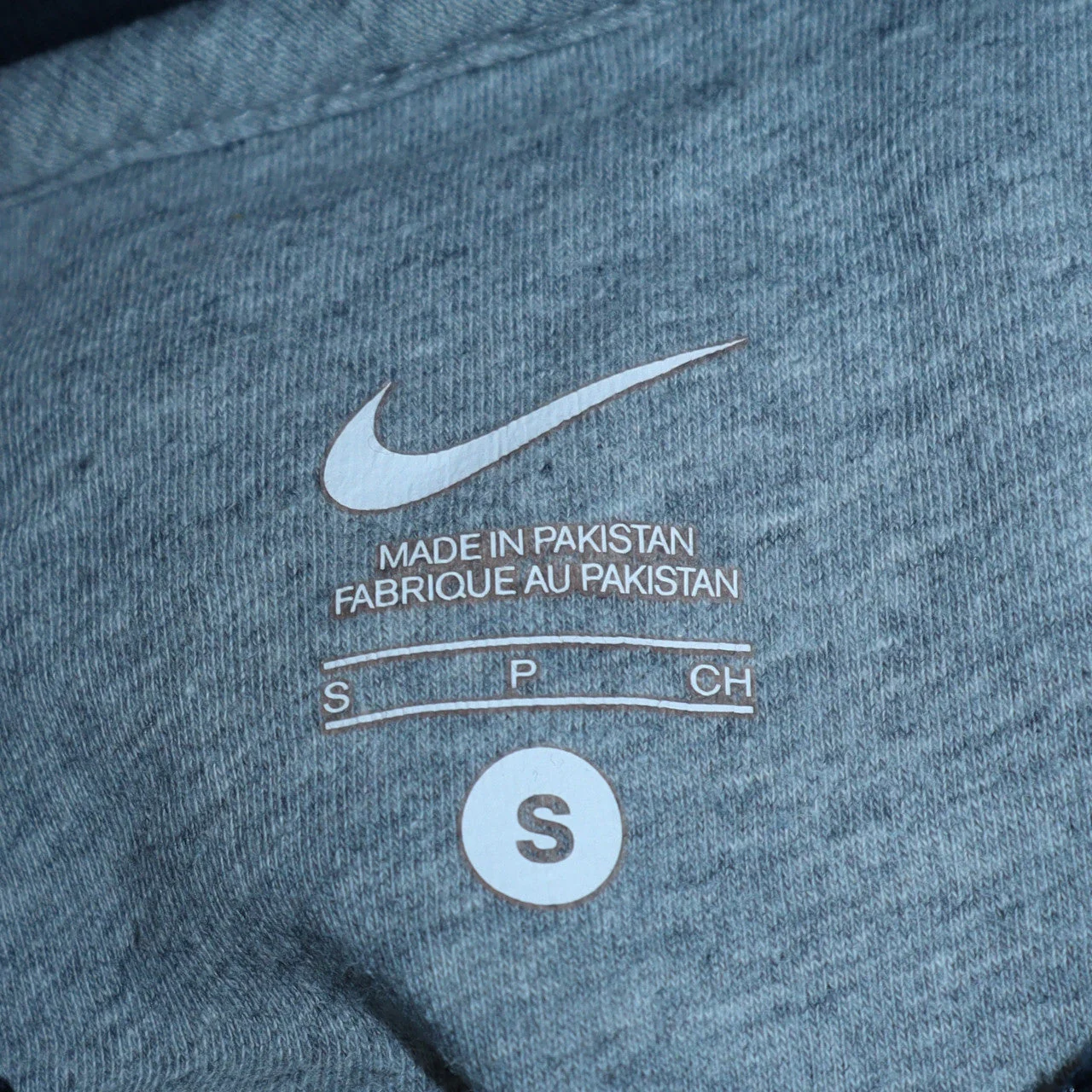 Nike Men's Navy Blue Pullover Hoodie Small Cotton Blend Fleece - Image 5