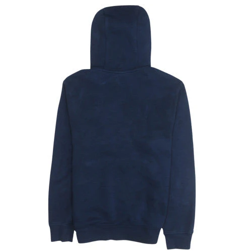 Nike Mens Navy Blue Pullover Hoodie Small Cotton Blend Fleece - Image 4