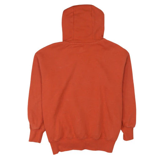 Nike Men's Orange Pullover Hoodie Medium Regular Fit Fleece - Image 4