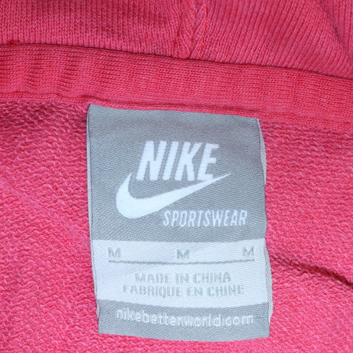 Nike Men's Pink Full Zip Hoodie Sweatshirt M Sportswear - Image 5