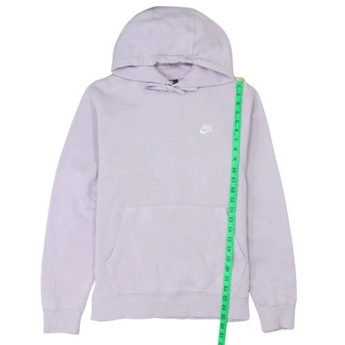 Nike Men's Purple Pullover Hoodie M Fleece Logo Sportswear - Image 2