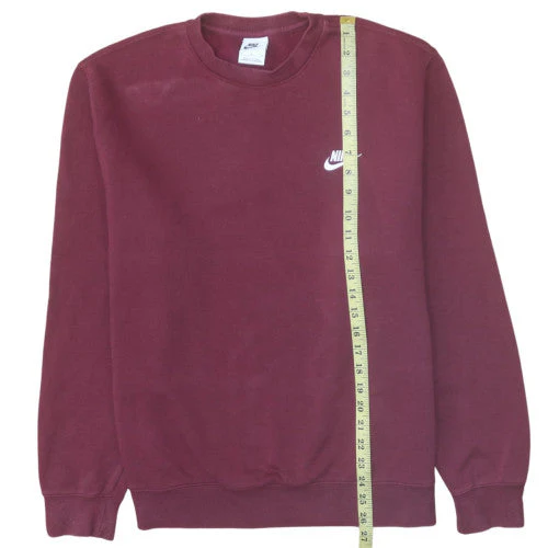 Nike Men's Red Crew Neck Pullover Sweatshirt M Regular Fit - Image 2