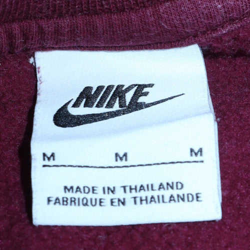Nike Men's Red Crew Neck Pullover Sweatshirt M Regular Fit - Image 5
