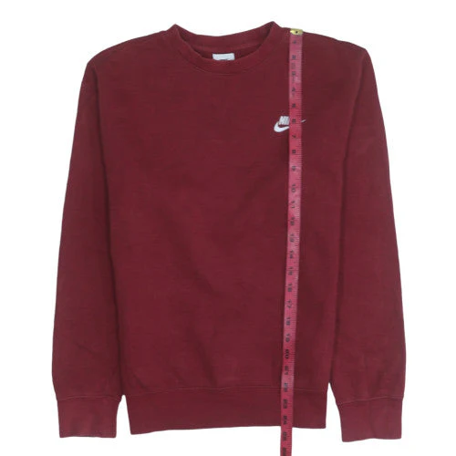 Nike Men's Red Crew Neck Pullover Sweatshirt XS - Image 3