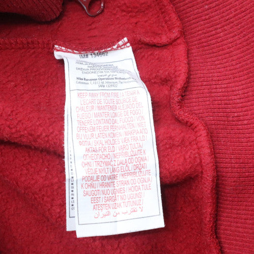 Nike Men's Red Full Zip Hoodie Fleece XL Regular Fit - Image 6