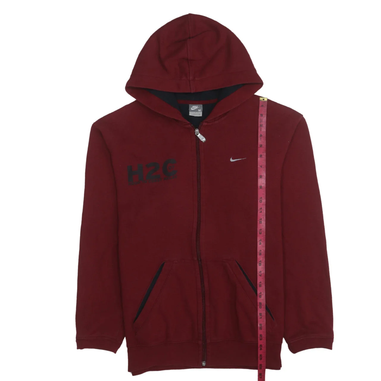 Nike Men's Red Full Zip Hoodie M Graphic Team Sportswear - Image 3