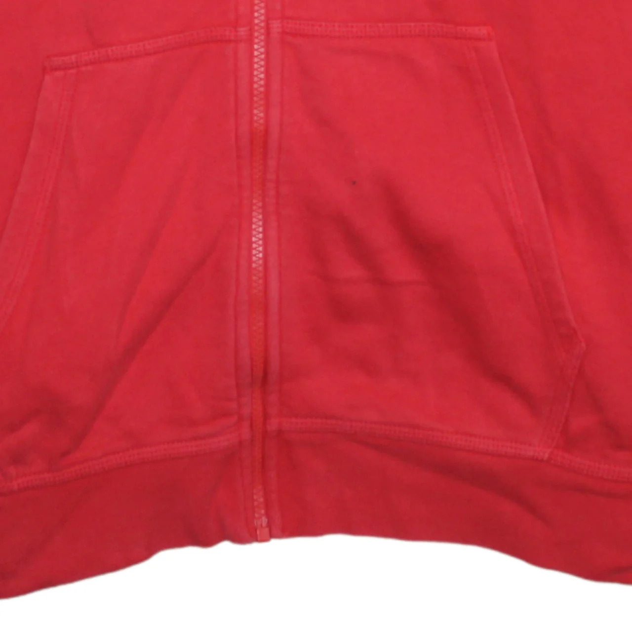 Nike Men's Red Full Zip Hoodie XL Regular Fit Sportswear - Image 7