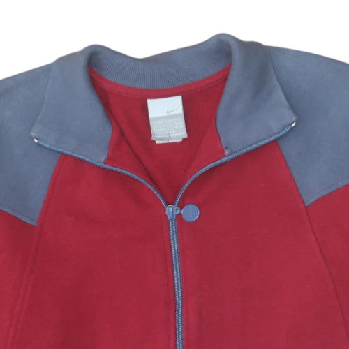 Nike Mens Red Full Zip Sweatshirt Jacket Size M Sportswear - Image 8