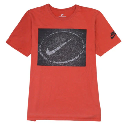 Nike Men's Red Graphic Athletic Fit T-Shirt Size L