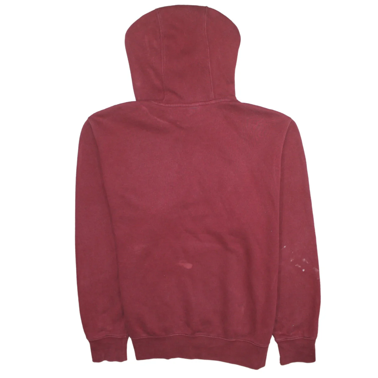 Nike Mens Red Pullover Hoodie L Regular Fit Graphic Logo Fleece - Image 4