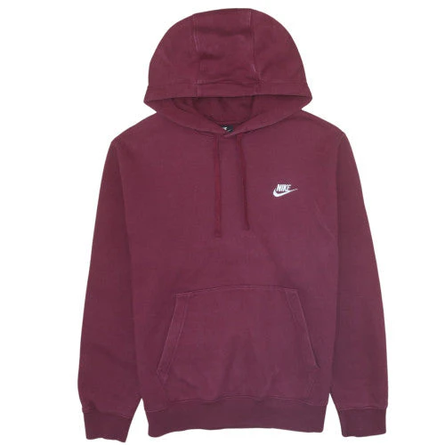 Nike Men's Red Pullover Hoodie Size M Fleece Sportswear