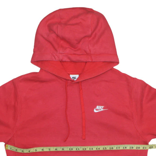 Nike Men's Red Pullover Hoodie Small Classic Logo - Image 2