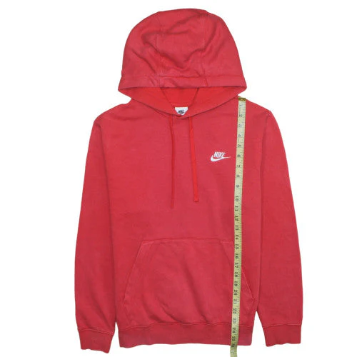 Nike Men's Red Pullover Hoodie Small Classic Logo - Image 3